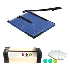 Kit Plastificadora Ps-280, Polaseal Rg,cpf,a4 E Guilhotina Foto  mini 1