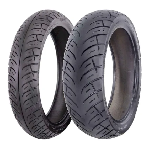 Kit Pneus Moto Cbx250 Twister Aro17 100/80 E 130/70 Kenda Foto 1