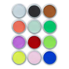 Kit Pó Acrílico Colorido Para Decoração De Unhas 12 Cores Foto  mini 1