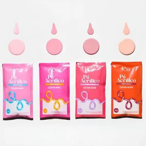 Kit P贸 Acr铆lico Volia + Monomer + Pote | Unha A Foto 1