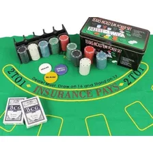 Kit Poker Texas Holdem 200 Fichas + Toalha Foto mini  2
