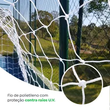 Kit Poliesportivo - Redes De Gol Futsal + Redes De Basquete Foto mini 4