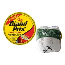 Kit Polimento Automotivo Cera Grand Prix + Estopa 150g Foto mini 1