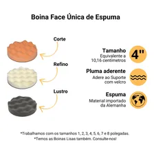 Kit Polimento - Boinas De Espumas + Suporte 4 Polegadas Foto mini  2