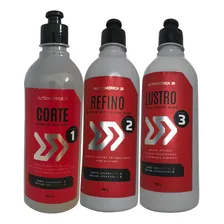 Kit Polimento Menzerna 300ml Corte Refino Lustro Autoamerica Foto mini 1