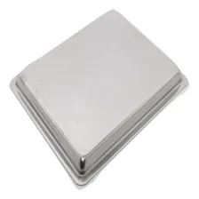 Kit Porta Algodão Cotonete (bebê) Bandeja 22x17x1,5cm Inox Foto mini 4
