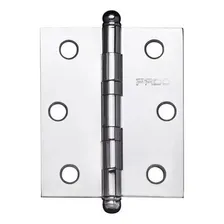 Kit Porta C/3 Dobradiça Pado Rolamento Aço Cromado 3025 Acr Foto mini 2
