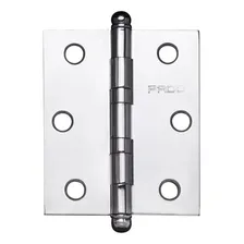 Kit Porta C/3 Dobradiça Pado Rolamento Aço Cromado 3530 Acr Foto mini 1