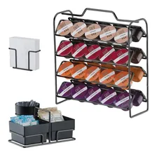 Kit Porta Cápsulas 3 Corações Guardanapos Saches Onix Preto Foto mini 1