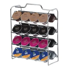 Kit Porta Cápsulas Café Dolce Gusto + Suporte Sachês E Copos Cor Preto Foto mini  2