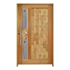 Kit Porta De Madeira Pivotante 210x110cm Batente 14cm Foto mini  2
