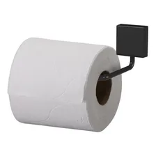 Kit Porta Papel Higiênico + Gancho Porta Toalha Future Preto Foto mini 2