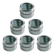 Kit Porta Tempero Magnético Para Geladeira Fackelmann 6 Unid Foto  mini 1