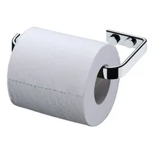 Kit Porta Toalha 60cm + Cabide Aço + Suporte Papel Higiênico Cor Prateado Foto mini 4