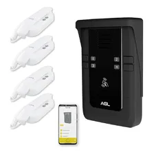 Kit Porteiro Coletivo Agl S-500 04 Pontos + 4 Interfones Foto  mini 1