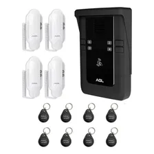 Kit porteiro coletivo Agl s500 4 pontos com 4 interfones s100 Foto mini 1