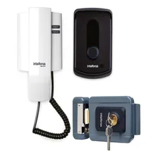 Kit Porteiro Ipr 8010 Fechadura Fx 2000 Cinza Intelbras Foto mini 1