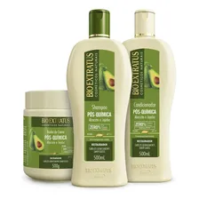 Kit Pós Química Abacate Sh+cd+bc 500ml Bio Extratus Foto  mini 1
