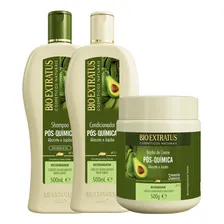 Kit Pós Química Abacate Sh+cd+bc 500ml Bio Extratus Foto mini  2