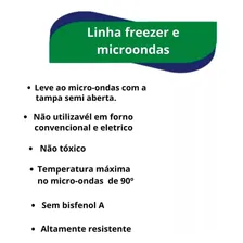 Kit Pote Descartável Marmita 750ml Freezer Microondas 144un Cor Transparente Foto mini  3