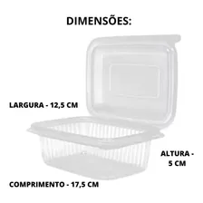 Kit Pote Descartável Marmita 750ml Freezer Microondas 144un Cor Transparente Foto mini  2