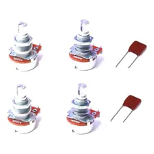 Kit Potenci么metros Les Paul 2 Vol + 2tone + 2 Capacitores Foto mini 1