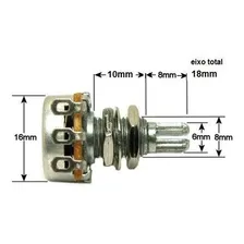 Kit Potenci么metros Les Paul 2 Vol + 2tone + 2 Capacitores Foto mini 4