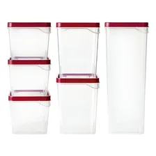 Kit Potes Organização Avon Cor Plastico Transparente Foto  mini 1