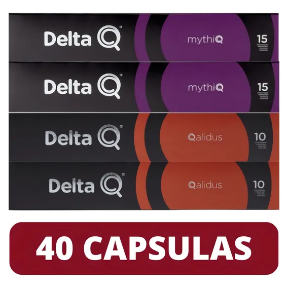 Kit Power 40 Cápsulas Para Cafeteira Delta Q Café Expresso Foto 1
