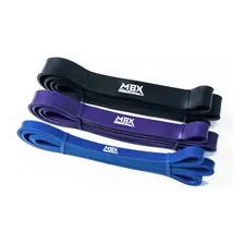 Kit Power Band 3 Intensidades Mbx Elásticos Power Foto mini 1