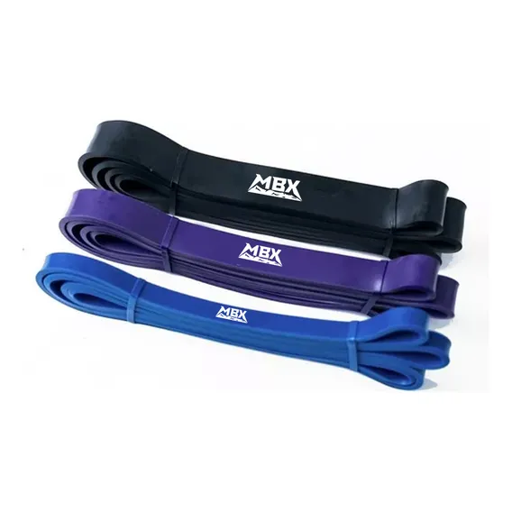 Kit Power Band 3 Intensidades Mbx Elásticos Power Foto 1