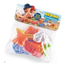 Kit Praia Forminhas De Modelar Areia Infantil 10 Peças Foto mini  3