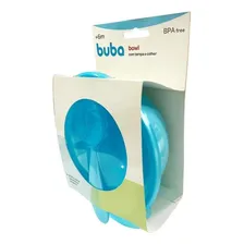 Kit Prato Bowl Com Tampa E Colher 300ml Azul - Buba Foto mini 4