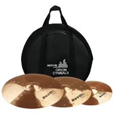 Kit Prato Orion Cymbals Set 14/ 16/ 20 Com Bag - Rv70 Foto mini 1