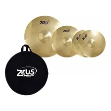 Kit Pratos Bateria Zeus Beginner Set C 14/16/20 Com Bag + Foto mini 2
