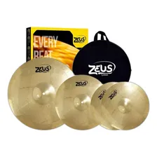 Kit Pratos Bateria Zeus Beginner Set C 14/16/20 Com Bag + Foto mini 4