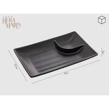 Kit Pratos Travessa Melamina Sushi Comida Japonesa Molheira Foto mini  3