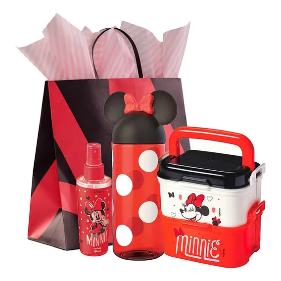 Kit Presente Minnie Mouse Avon Fragrância Neutra Foto 1