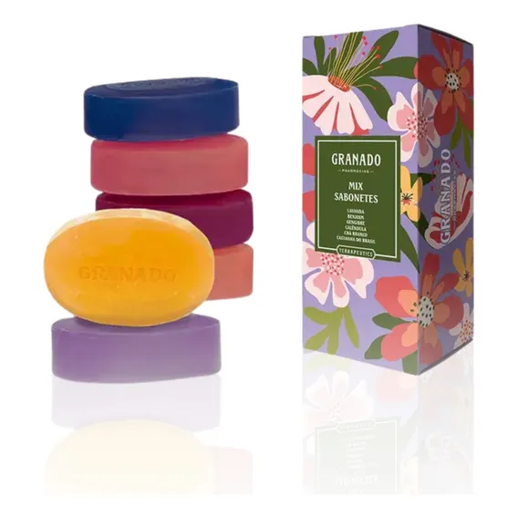 Kit Presente Sabonetes Granado Terrapeutics Glicerina 6x90g Foto 1