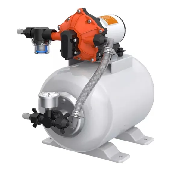 Kit Pressurizador 5.0 Gpm 24v 60 Psi C/ Acumulador 8,0l Foto 1