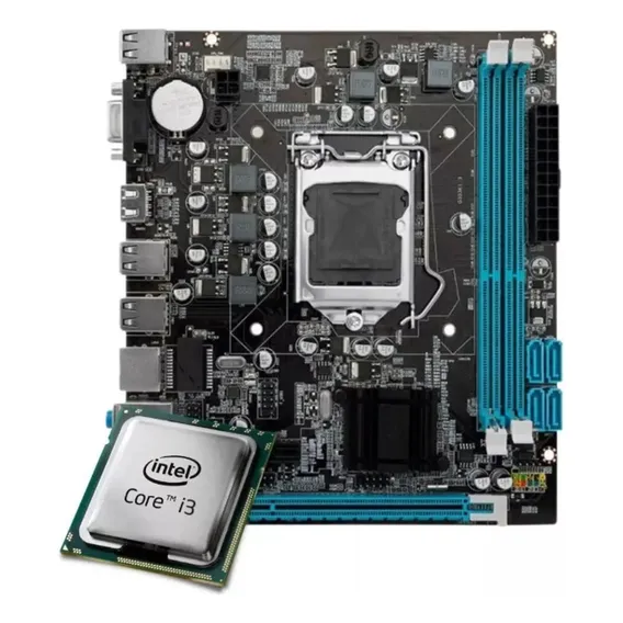 Kit Processador I3 + Placa Mae H61 1155 Ddr3 Com Foto 1