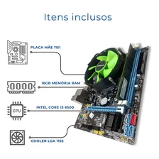 Kit Processador I5 6500 + Placa Mãe H110m 1151 + 16gb Ddr4 Foto mini 4
