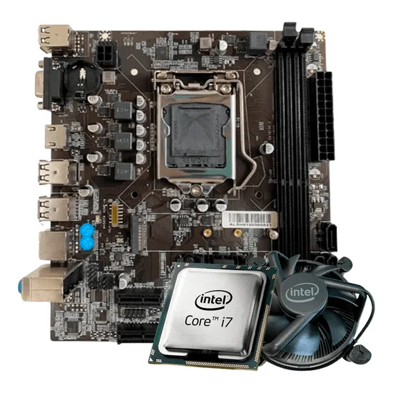 Kit Processador I7 3770 + Placa Mãe H61 Hdmi Vga + Cooler Foto 1