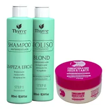 Kit Progressiva Bioliso 300ml E Creme Pós Química Queratina Foto mini 1
