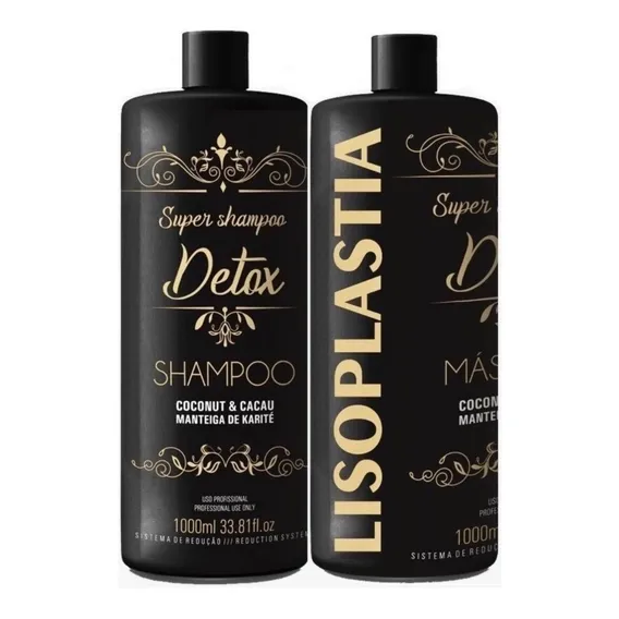 Kit Progressiva Lisoplastia Detox Brasil 2x1000ml Foto 1