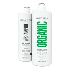 Kit Progressiva Organica Tróia Hair Liso Real 2x1l Original Foto mini 4