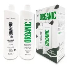 Kit Progressiva Organica Tróia Hair Liso Real 2x1l Original Foto  mini 1