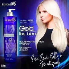 Kit Progressiva Realinhamento Blond Gold Liss Souple Liss Foto mini 2