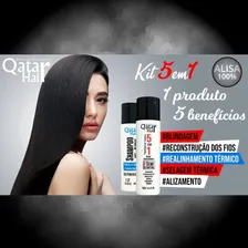 Kit Progressiva Semi Definitiva 5 Em 1 Qatar Hair 2x1litro Foto mini  2