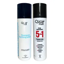 Kit Progressiva Semi Definitiva 5 Em 1 Qatar Hair 2x1litro Foto  mini 1